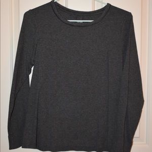 gray long sleeve